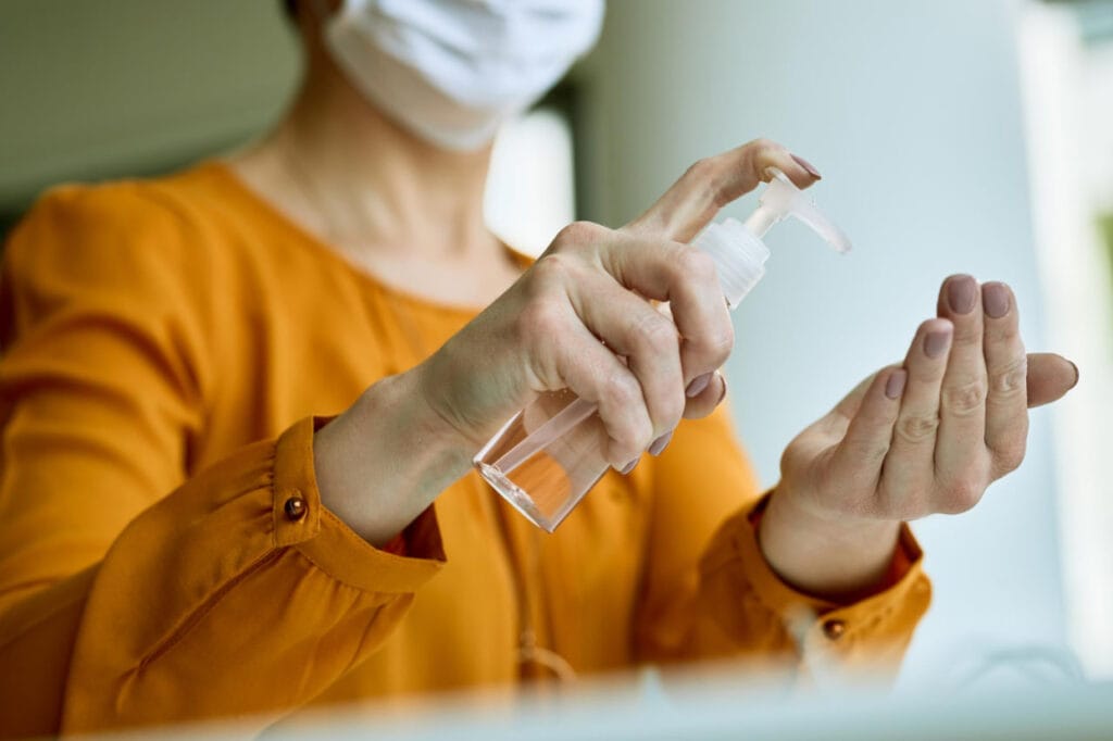 частота дезинфекции рук