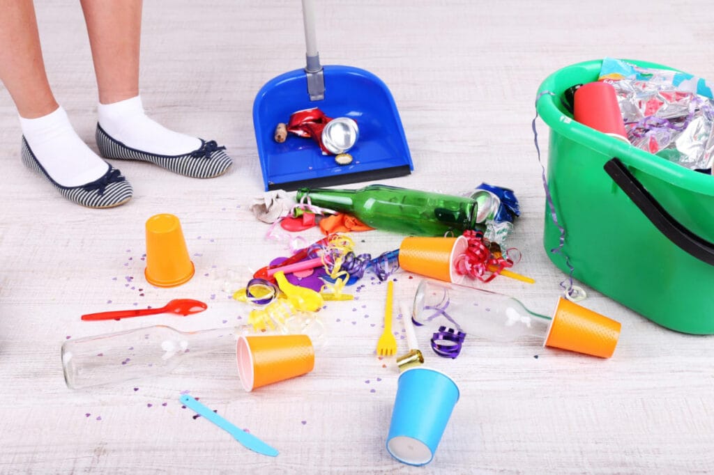 Отходы при уборке помещений и территорий